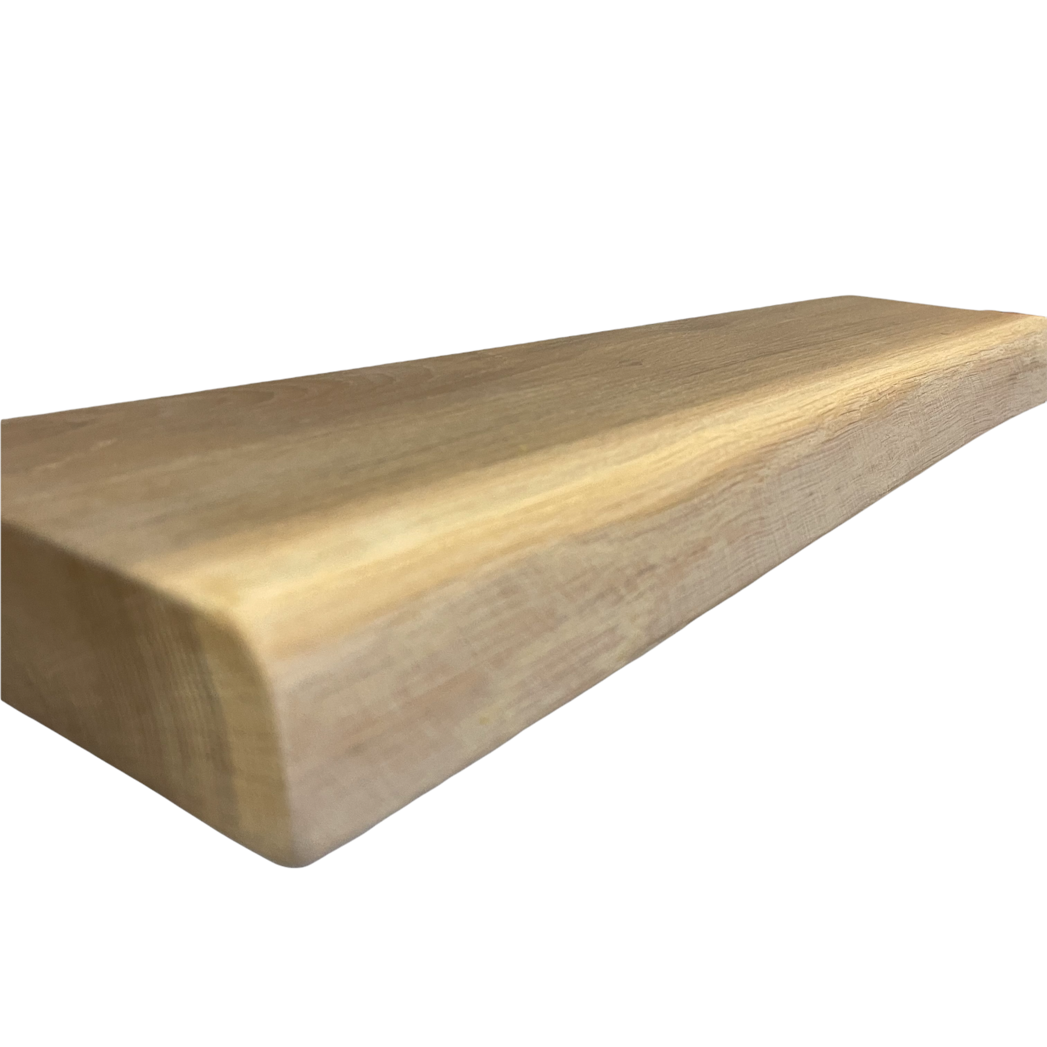 Snelkoppelingen beroerte Uitgestorven Houten wandplank - Onbehandeld - Klein - 4cm dik eiken - Boomstam - Wood &  Work