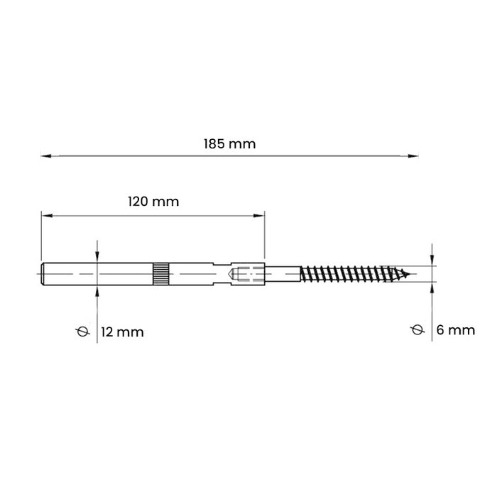 Wood & Work Houten wandplank  - Onbehandeld -  Groot - 4cm dik eiken