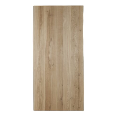 Wood & Work Eiken salontafelblad- 4cm dik - Boomstam afwerking