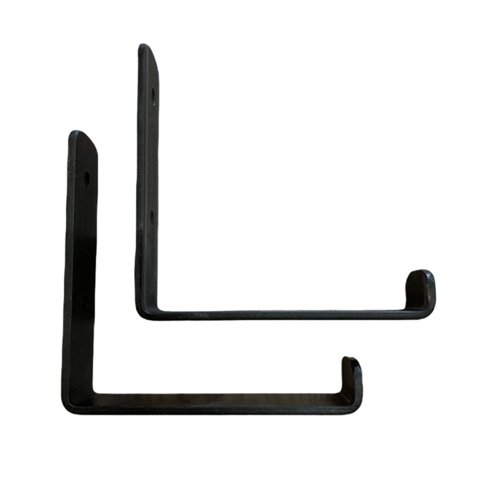 Wood & Work Houten wandplank - Pure - Klein - 4cm dik eiken - Recht