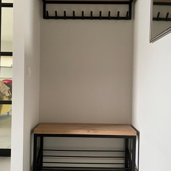 Wood & Work Schoenenrek industrieel eiken/metaal