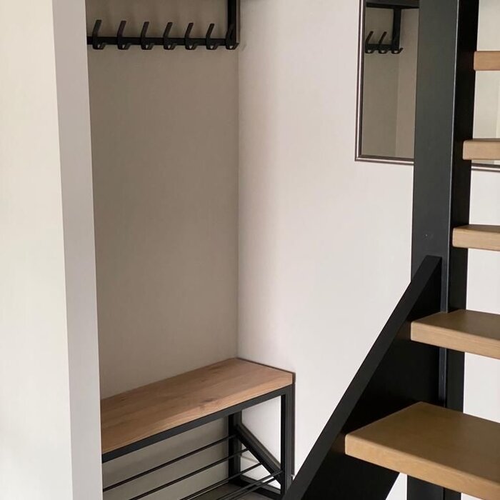 Wood & Work Schoenenrek industrieel eiken/metaal