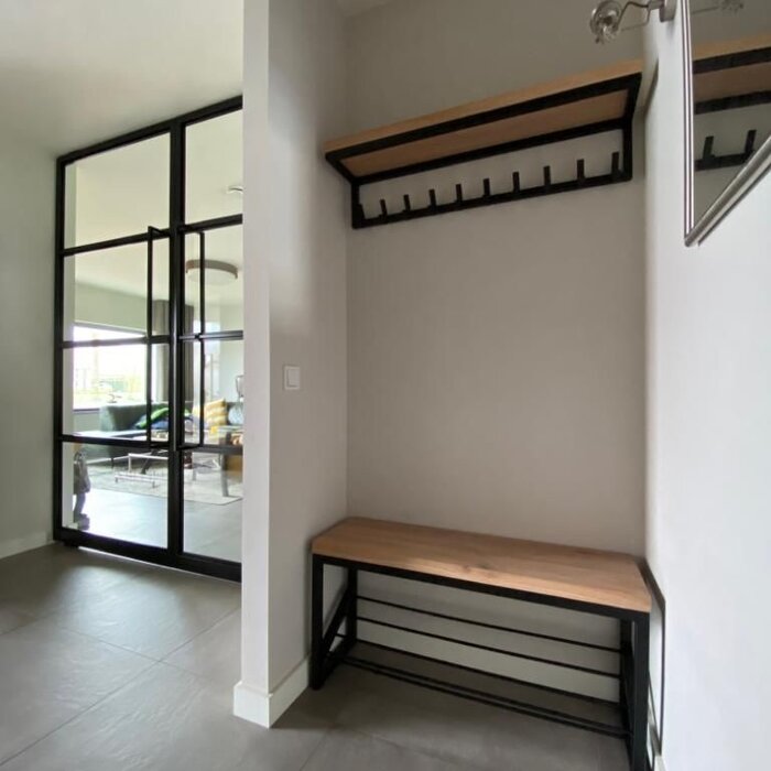 Wood & Work Schoenenrek industrieel eiken/metaal