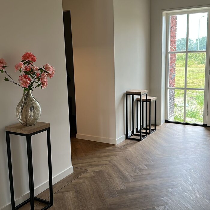 Nordstahl Sokkel - Eikenhout en staal - Nordstahl