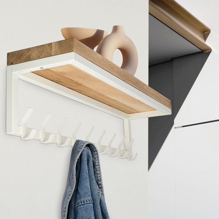 Wood & Work Kapstok - Industrieel - Eiken