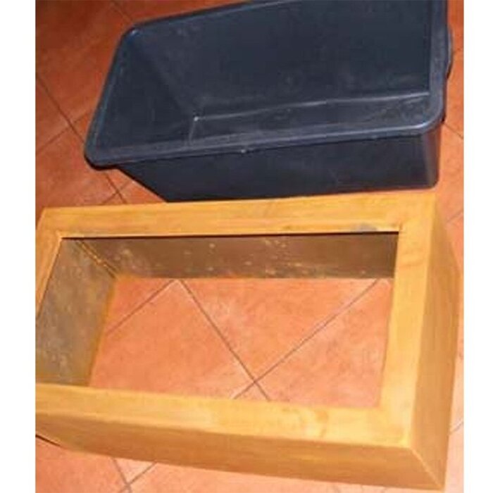 trog voor planten | Patina tuindecoratie bloempot / plantenbak