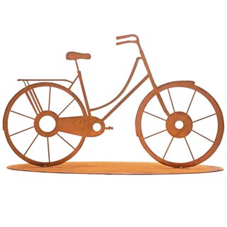 Metalen decoratiefiets in patina design | Fietsdecoratiefiguur