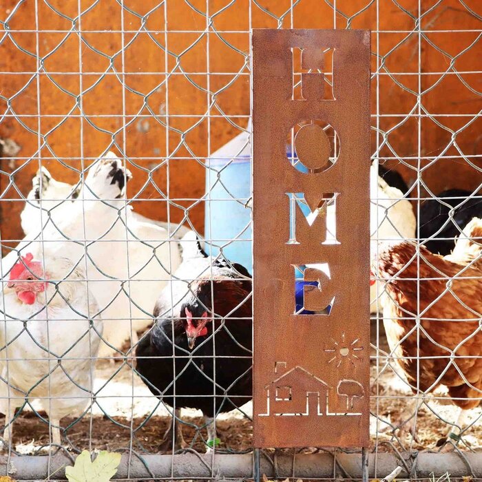 Huisdecoratiebord | Tuindecoratie roosterstandaard van metaal