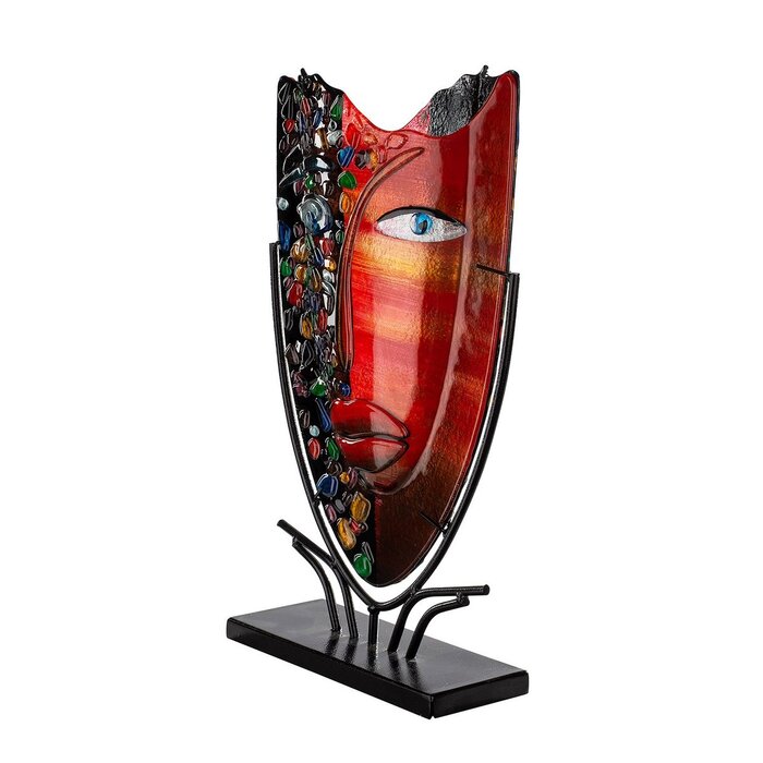 Glasart ovale siervaas Face "Visage"
