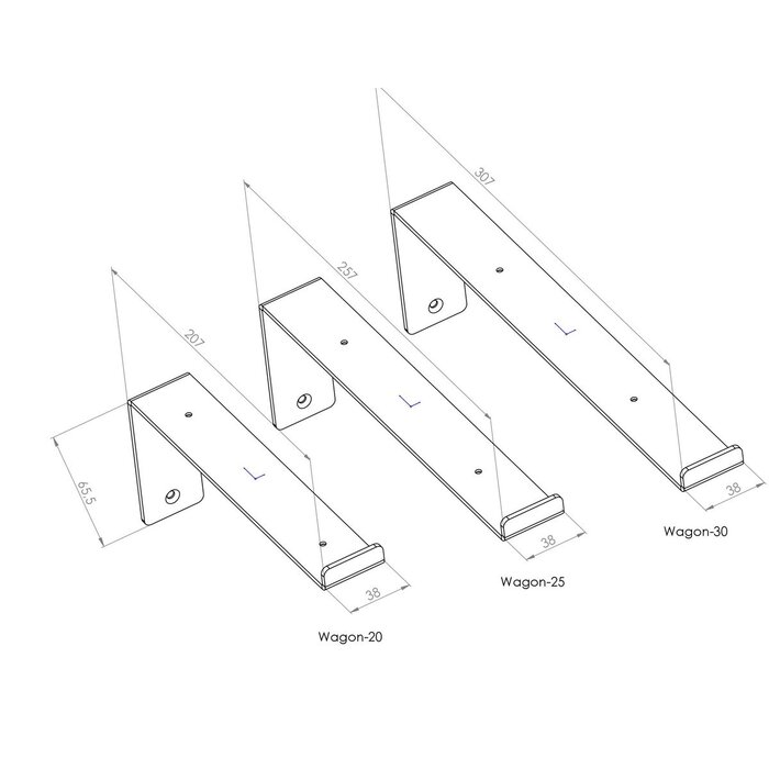 Gorillz Wagon 25 - 2 Stuks - Zwart