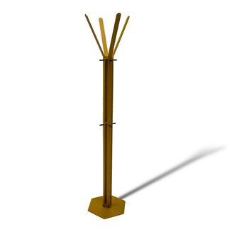 Gorillz Stack Industriële Kapstok Staand 12 Kapstokhaken - Geel