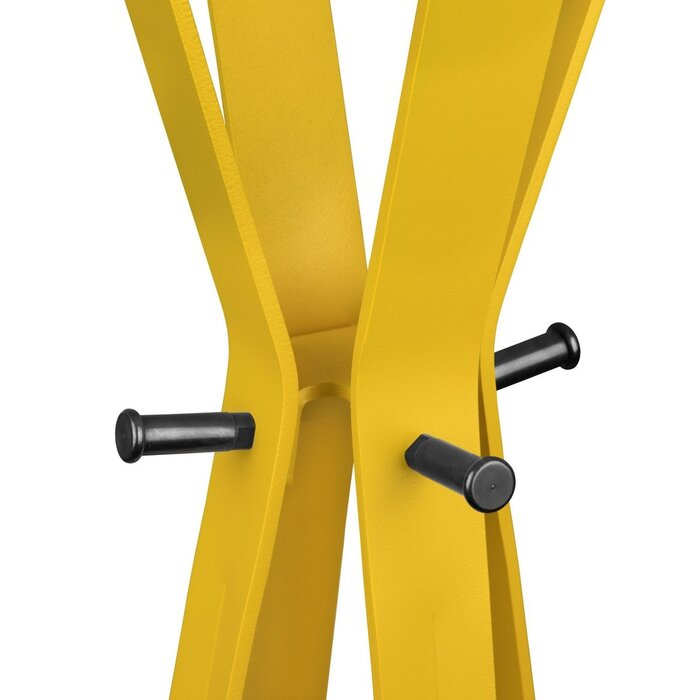 Gorillz Modi - Staande kapstok - Industrieel design - 8 haken - Geel