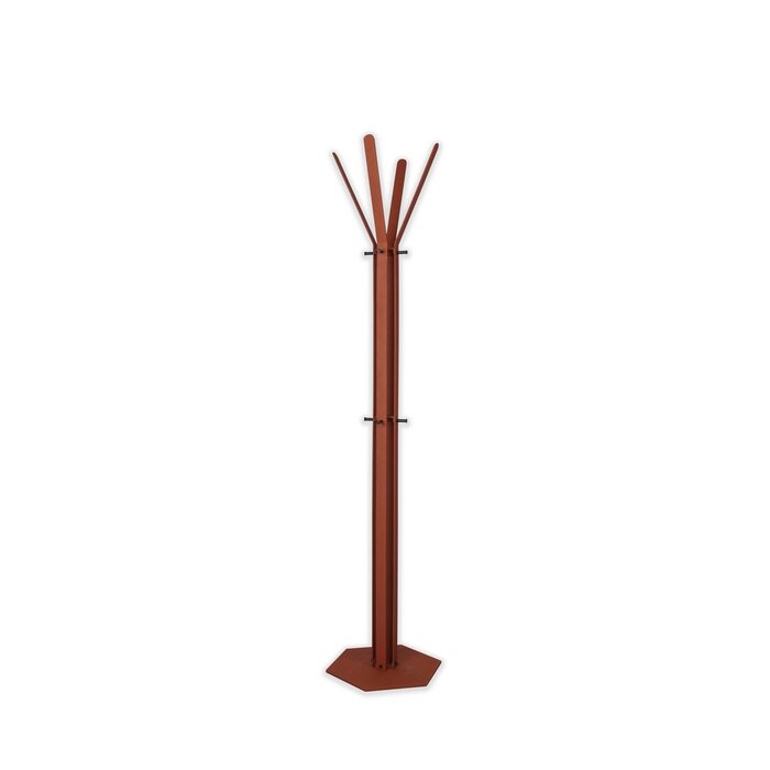 Gorillz Stack - Kapstok Staand - Industrieel Design - 12 Haken- Koperbruin