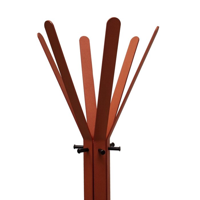 Gorillz Molto - Industrieel - Staande Kapstok - 14 Kapstokhaken - Koper Bruin