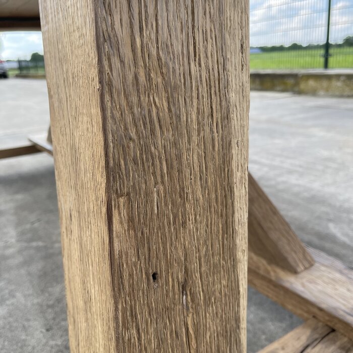 Wood & Work Ambachtelijke handgemaakte kloostertafel