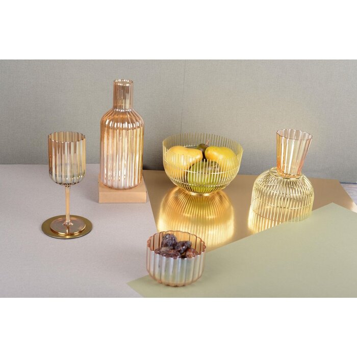 Karaf doree 10,5X25,5CM