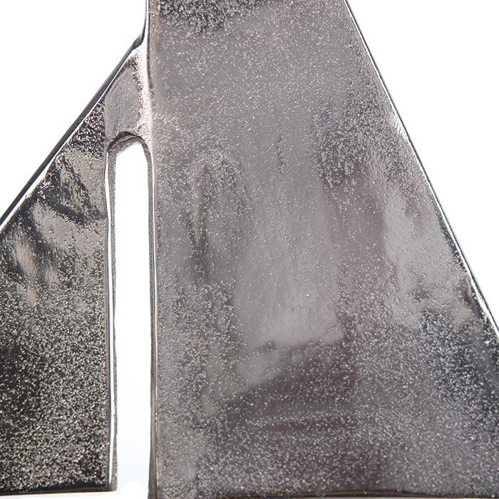 Aluminium/mangohouten zeilboot "Classic" H.53cm