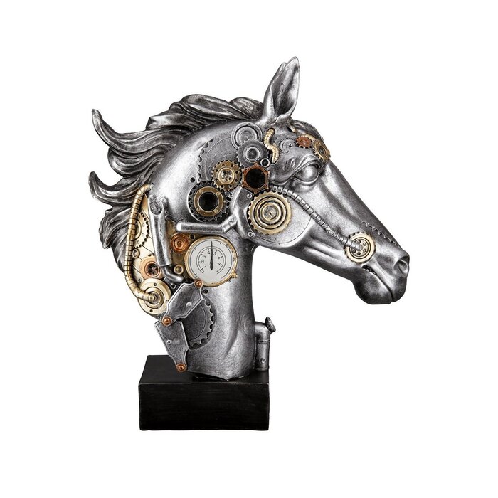 Polysculptuur "Steampunk Paard"
