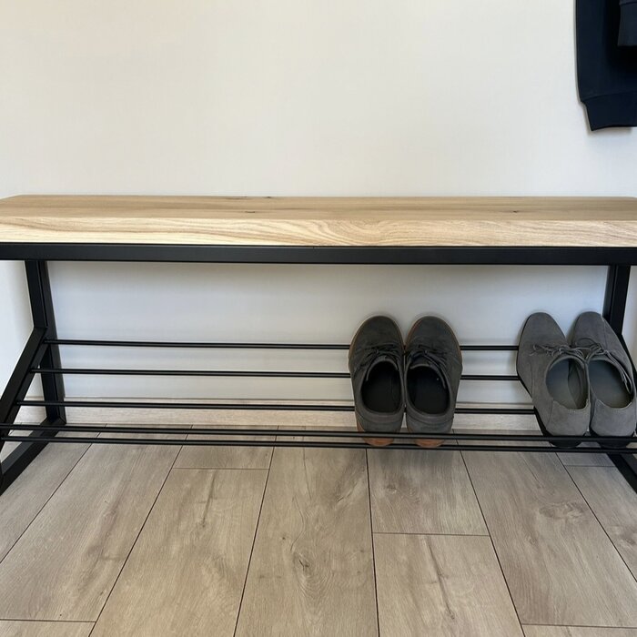 Wood & Work Schoenenrek industrieel eiken/metaal