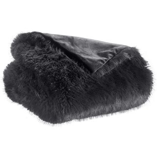 Maxi gerecycled plaid Nolan Caviar 180 x 220