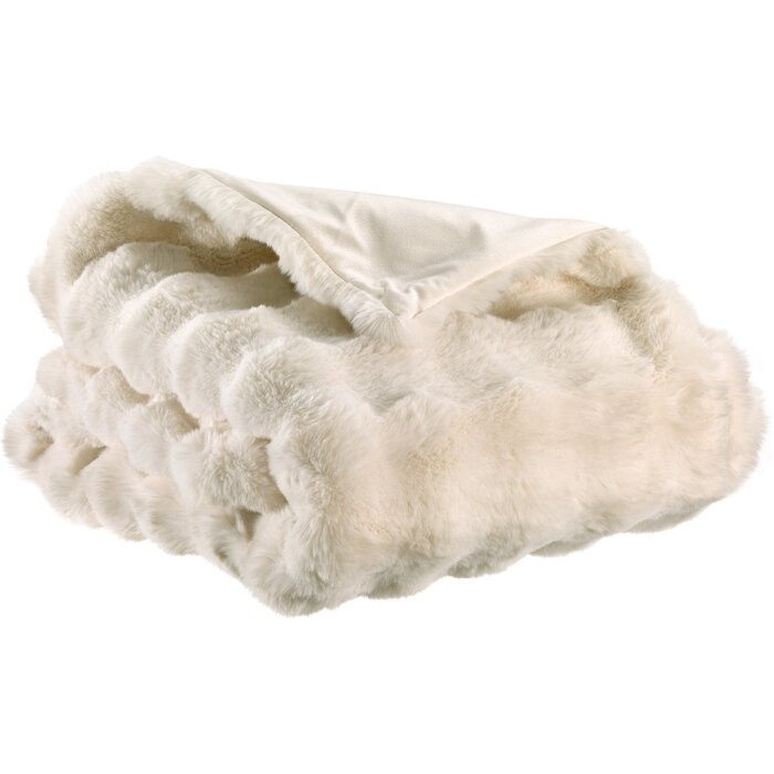 Berton Ivory gerecyclede deken 130 x 160