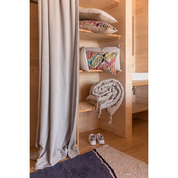 Elise Perle geknoopt steekplaid 140 x 200