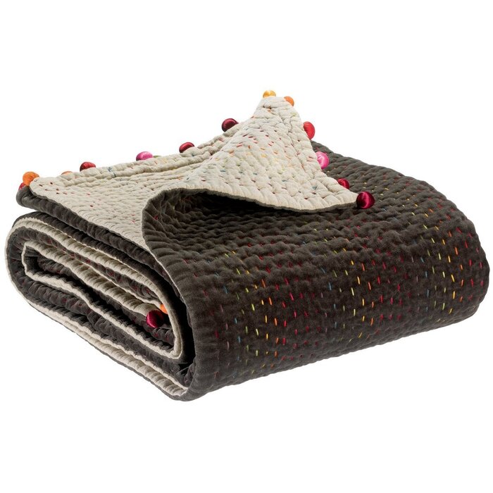 Gastounet Cacao effen deken 140 x 200