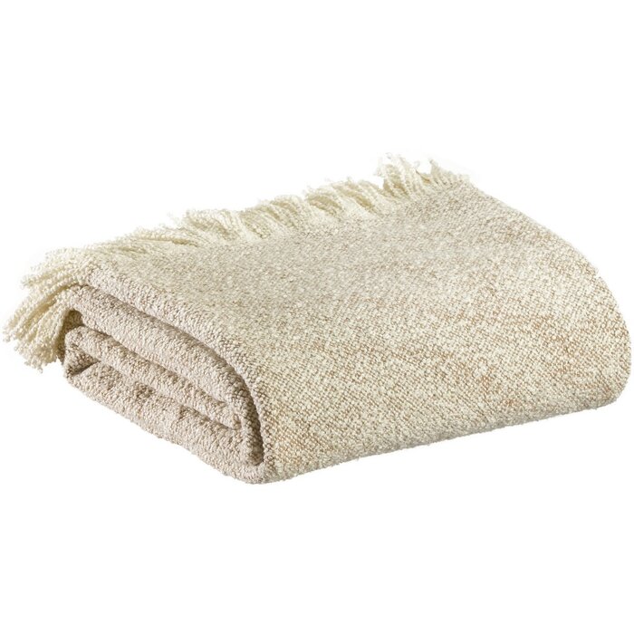 Jane Cacao gemêleerde deken 130 x 160