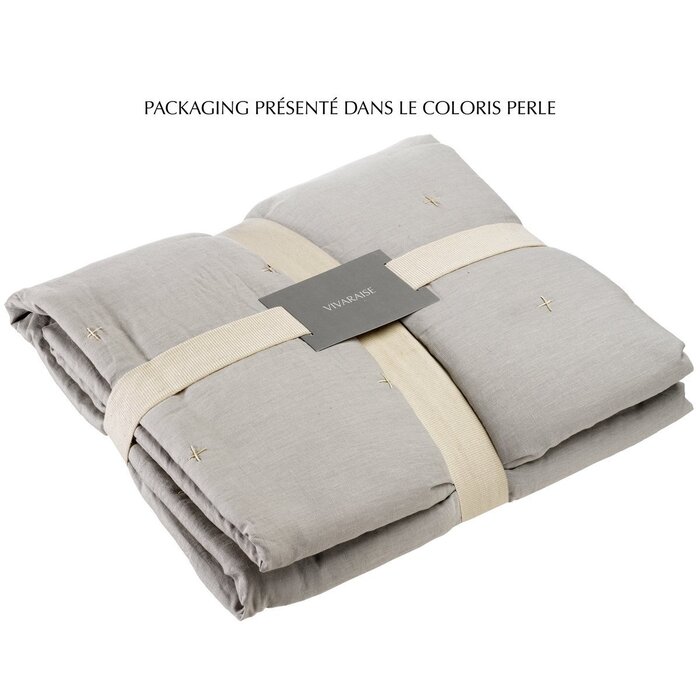 Effen plaid Nala Peacock 180 x 260