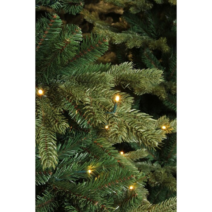 Sherwood Deluxe Kunstkerstboom met LED Verlichting - H120 x Ø94 cm - Groen