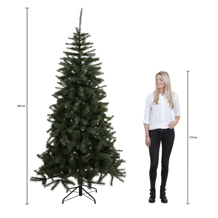 Bristlecone Kunstkerstboom - H260 x Ø163 cm - Groen