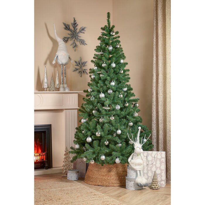 Kerstballen Set - 60 Stuks - Ø7 cm - Onbreekbaar - Zilver