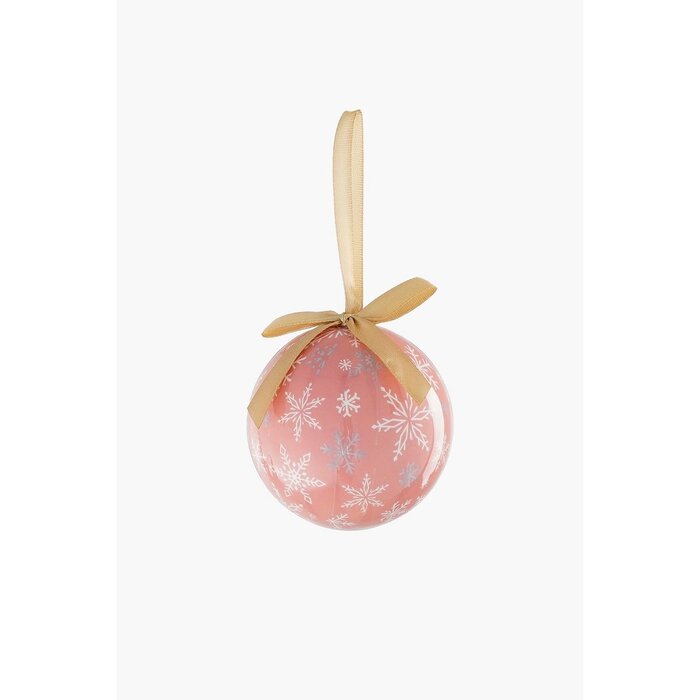 Kerstballen Cadeauset - 14 Stuks - Ø8 cm - Onbreekbaar - Perzik, Roze