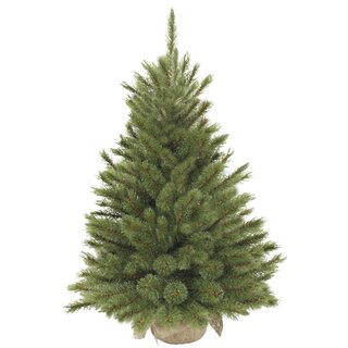 Forest Frosted Kunstkerstboom in Jute - H90 x Ø62 cm - Groen