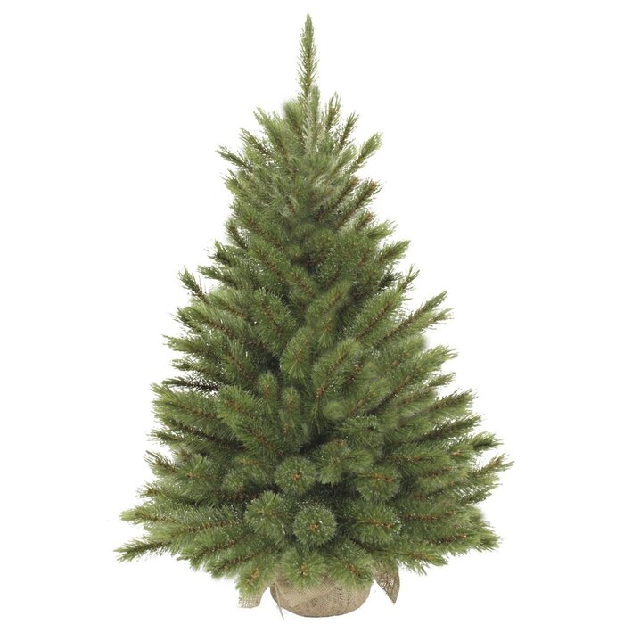 Forest Frosted Kunstkerstboom in Jute - H90 x Ø62 cm - Groen