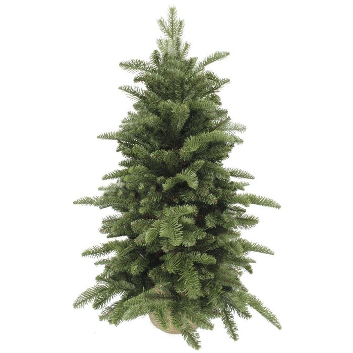 Abies Nordmann Deluxe Kunstkerstboom - H60 x Ø53 cm - Groen