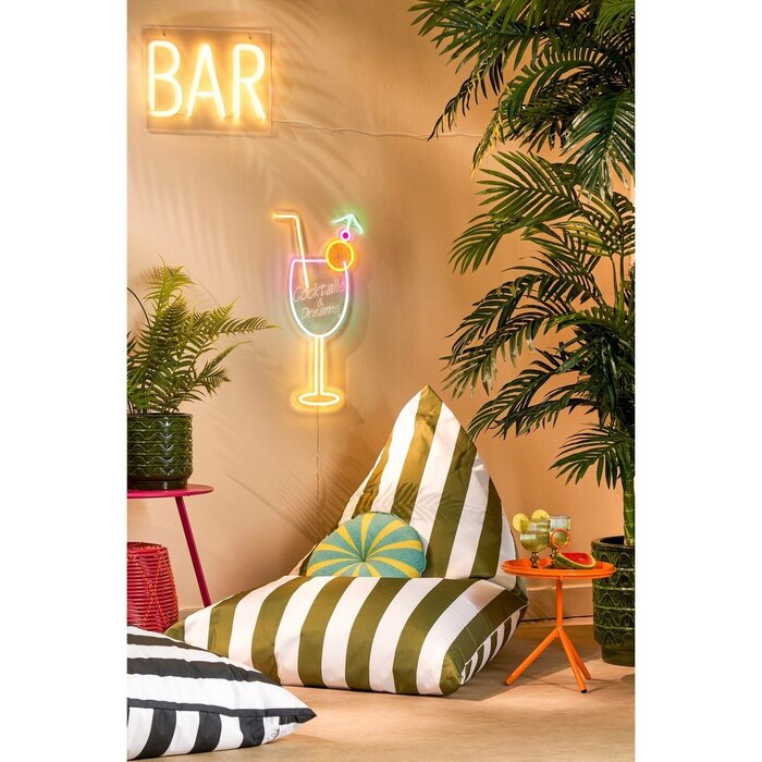 Neonverlichting Cocktail - L28 x B60 cm - Multikleur