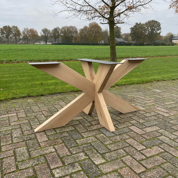 Wood & Work Eiken tafelpoot matrix