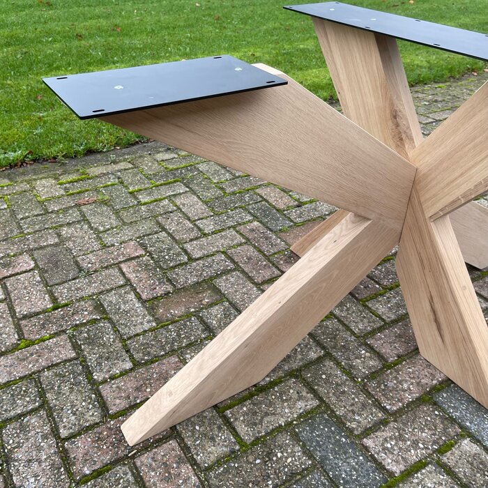 Wood & Work Eiken tafelpoot matrix