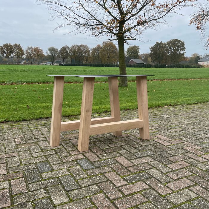Wood & Work Eiken tafelpoot A-vorm