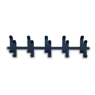 Gorillz Origami - Wandkapstok - 10 Dubbele - Kapstok Haken - Blauw