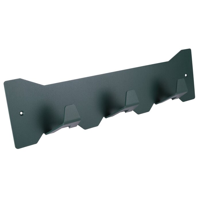 Gorillz Triangle Three Industriële Wandkapstok 3 Kapstokhaken -Groen