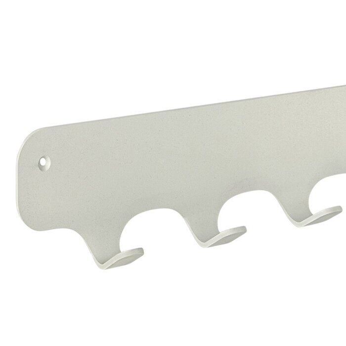 Gorillz Rounded Seven - Wandkapstok - 7 Kapstok Haken - Grijs