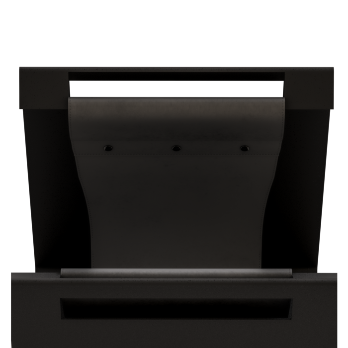 Gorillz Stash - Leer - Tijdschriftenhouder - Zwart