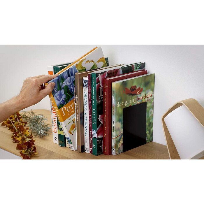 Gorillz Design- Regal- Boekensteun 2 Stuks -Zwart