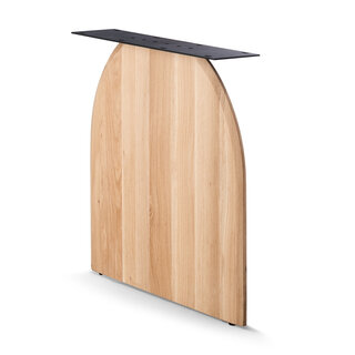 Wood & Work Eiken tafelpoot wang bol