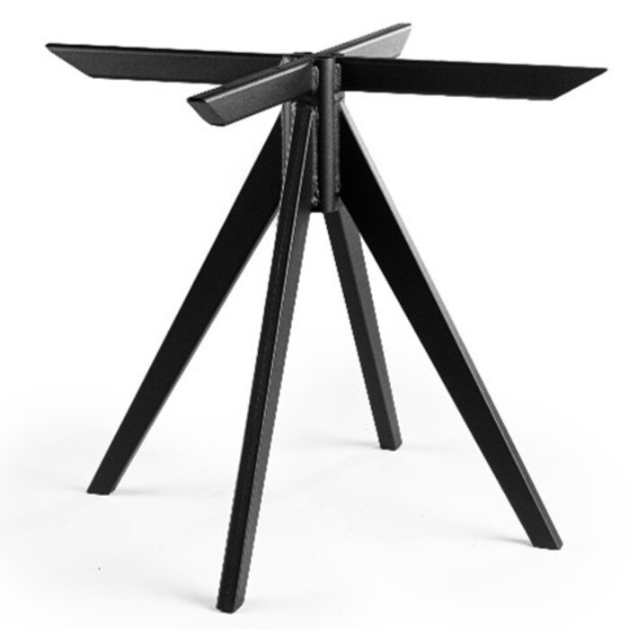 Wood & Work 3D tafelpoot taps voor ronde bladen