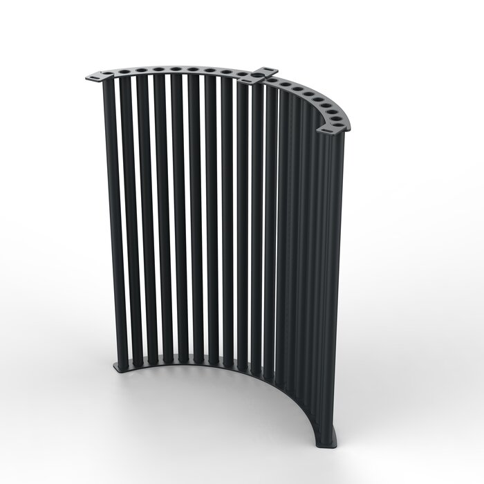 Wood & Work Tafelpoot wave metaal