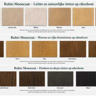 Wood & Work Kleurstaal wandplank