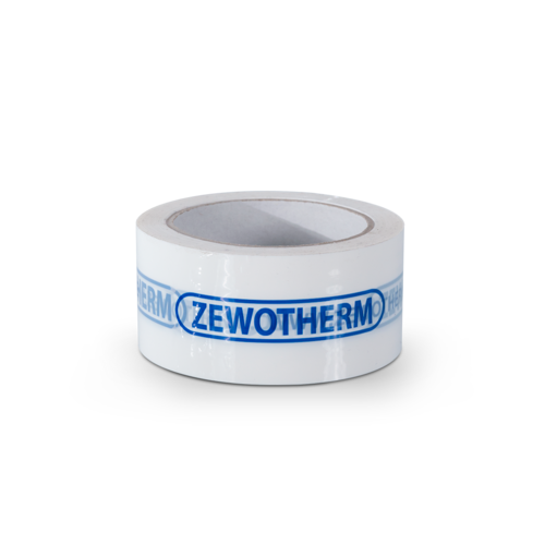 Zewotherm Kunststoff-Klebeband weiß/blau Zewotherm, 50 mm 1 Rolle